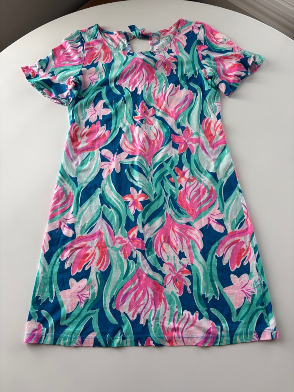 Lilly Pulitzer Mellorie Dress in Mr. Peacock Blue Dream A Little Dream